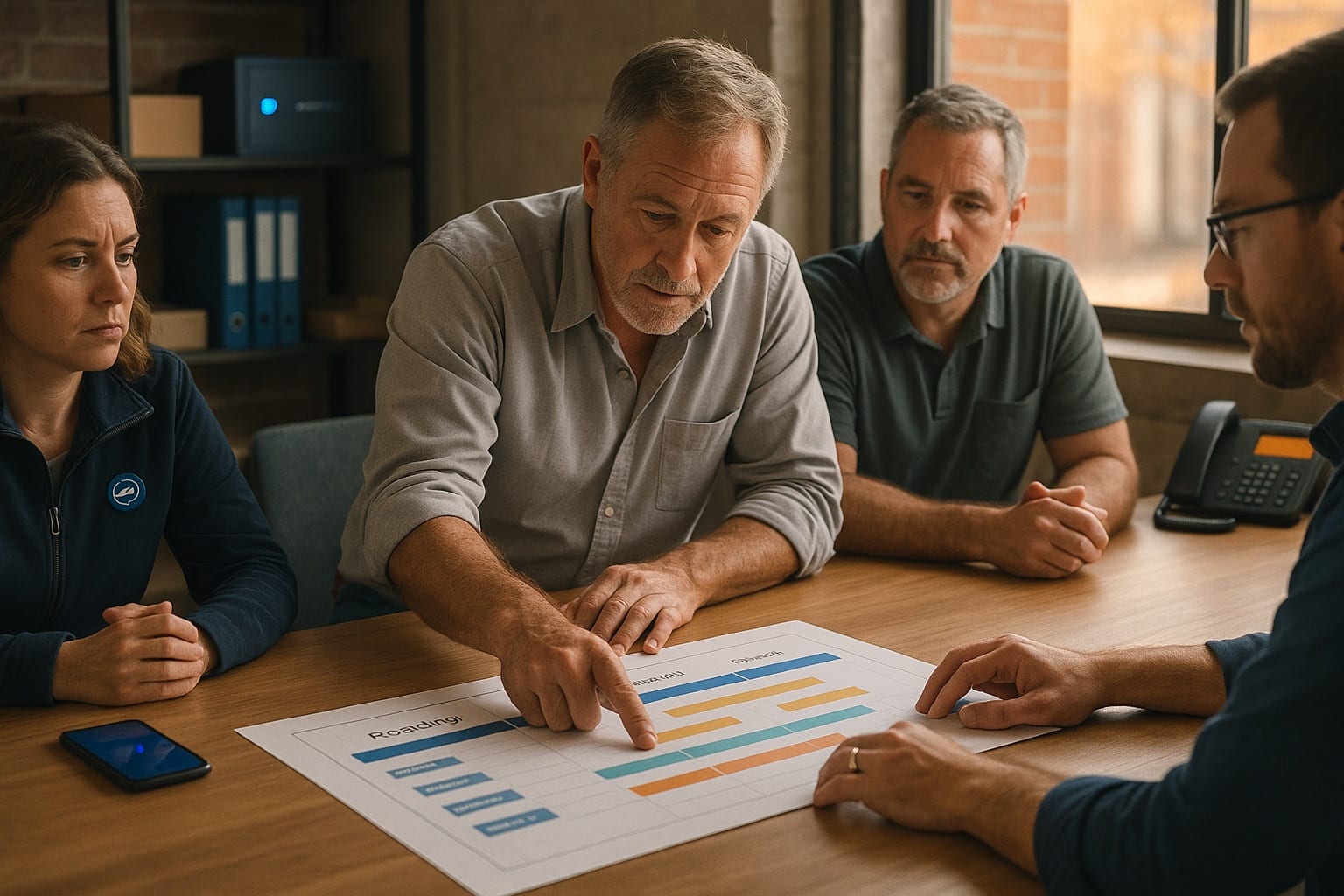 Sales Engage Clarity Catalyst planning session mapping an AI revenue system for an owner-led business